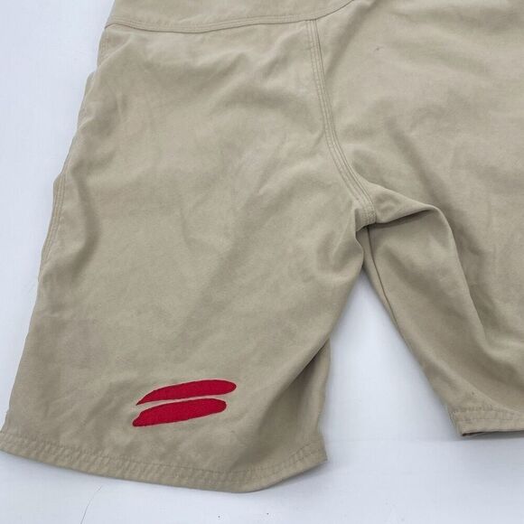 Patagonia Womens Walking Hiking shorts Pockets Logo Tan Size 2 - Picture 10 of 12